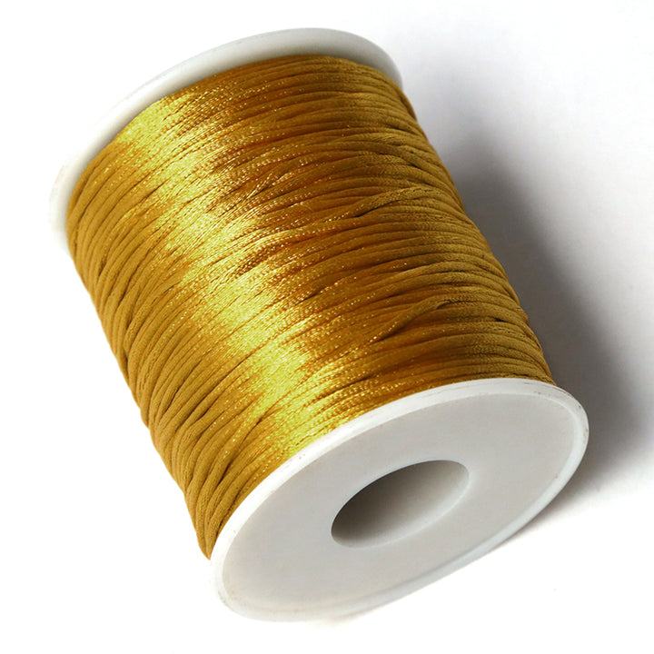 Craft thread
Jewelry making supplies
Artistic thread
Premium Malai Dori
1.25mm thickness thread
85m length crafting thread
Versatile craft supply
Art project materials
High-quality thread for crafts
Jewelry design essentials
