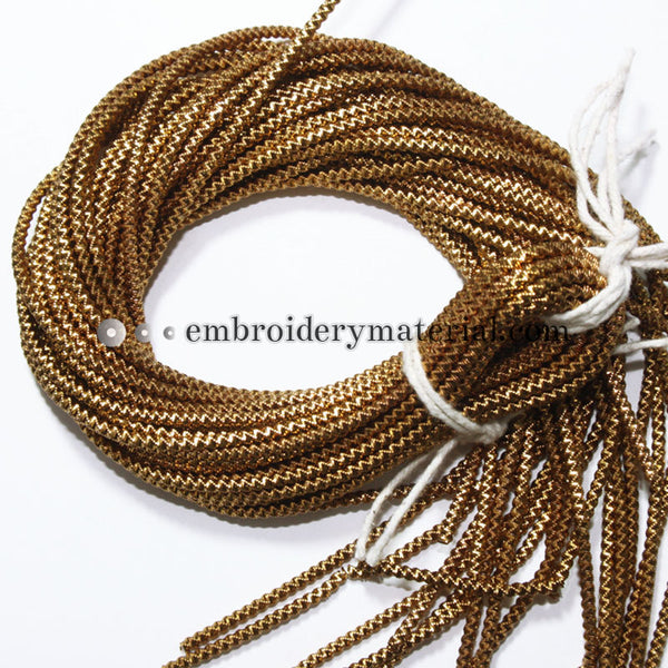 EMB1172 (Spiral Dabka in Antique Gold Colour)
