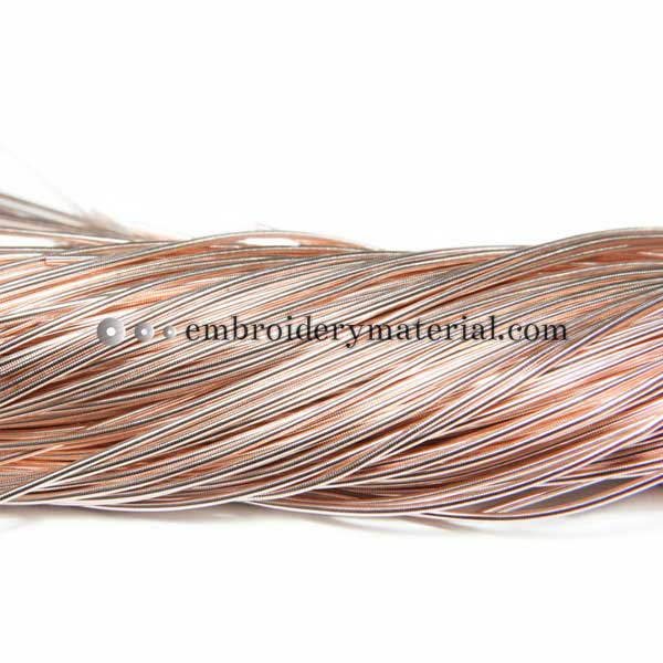 Smooth Dabka in Rose Golden Colour
