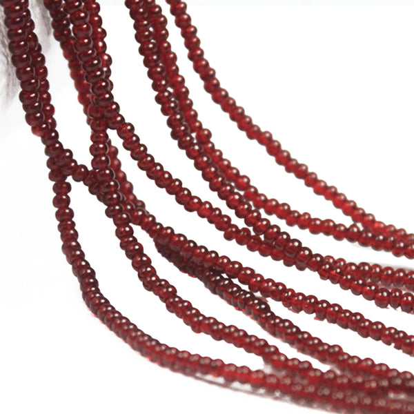 red seed beads