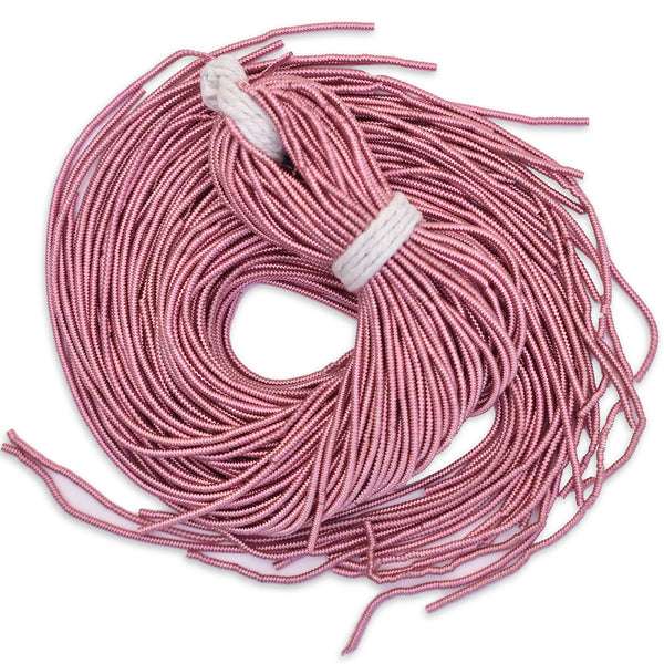 EMBFW5226 (1MM Spiral Dabka/French Wire in Pink Color)-100 Gram