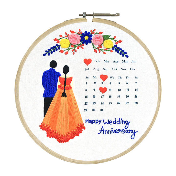 Gift for anniversary, wedding gift, embroidery kit, DIY Embroidery Kit, embroidery kit for Kids, Embroidery kit for adults, Embroidery kit for women, Embroidery kit with cloth, Best selling embroidery kit