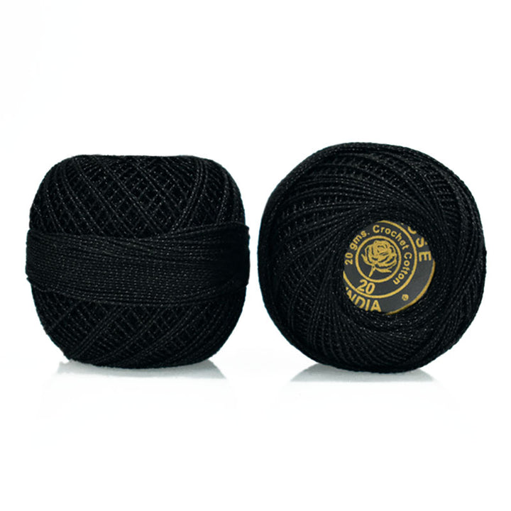 Black Color Crochet Cotton Thread