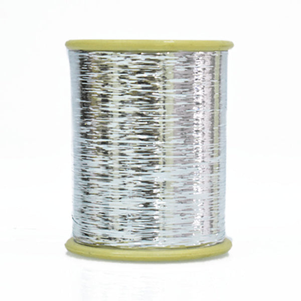 silver color embroidery thread