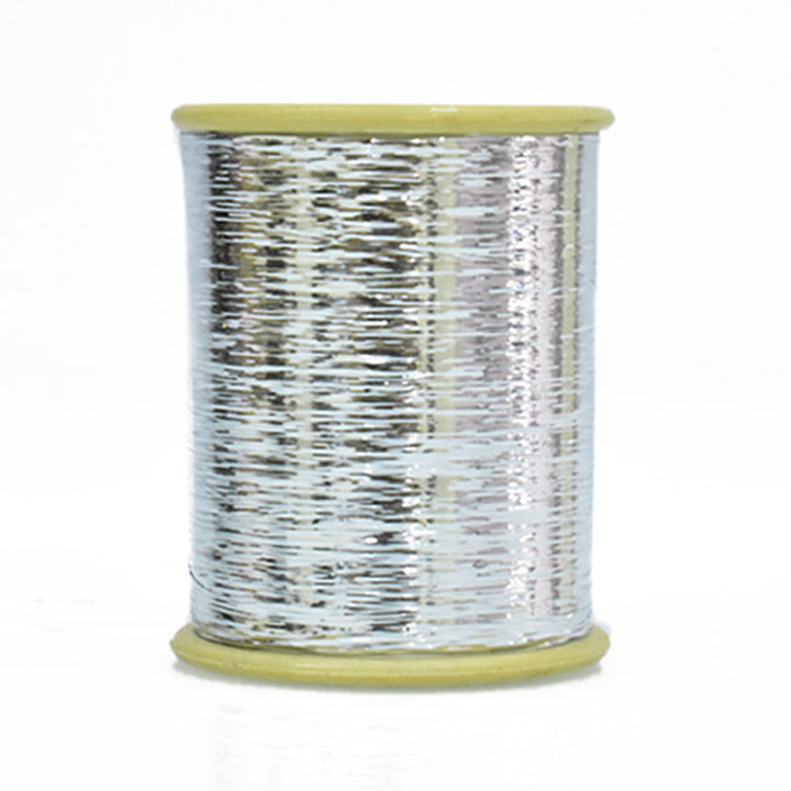 silver color embroidery thread