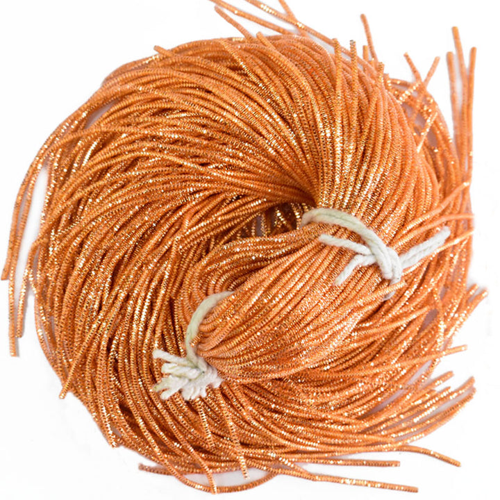 Bullion wire in Orange Color