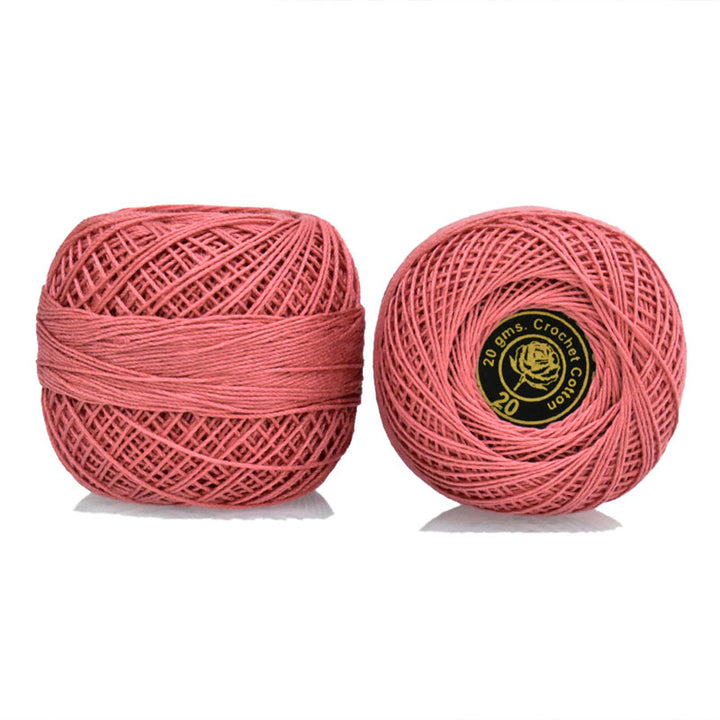 Coral color Crochet Cotton Thread