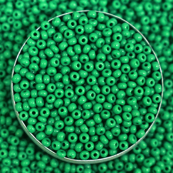  11/0 Seed Beads in Green 