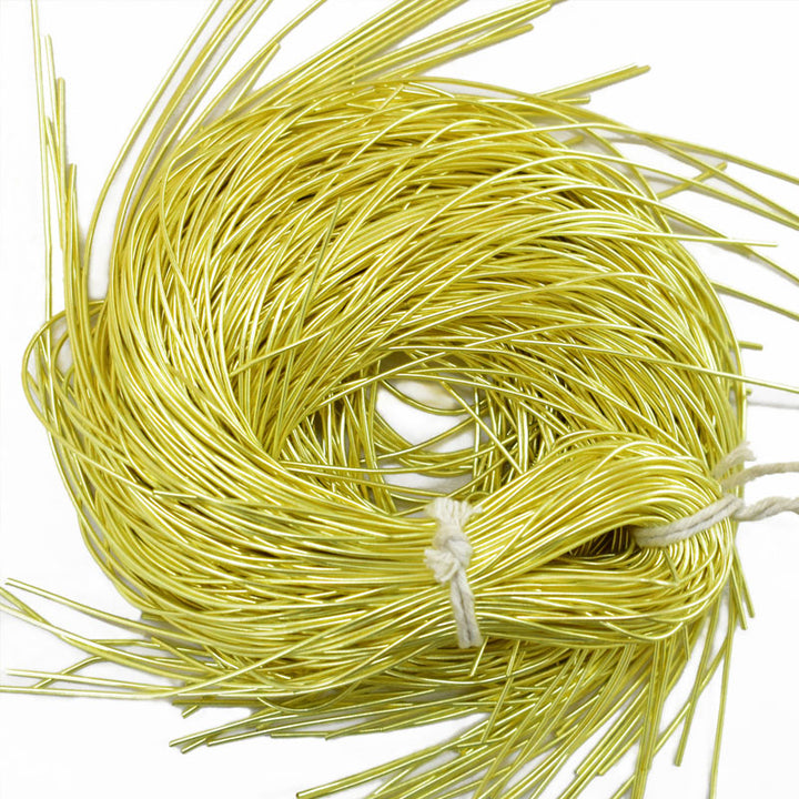 French wire in Neon Lime Yellow Color