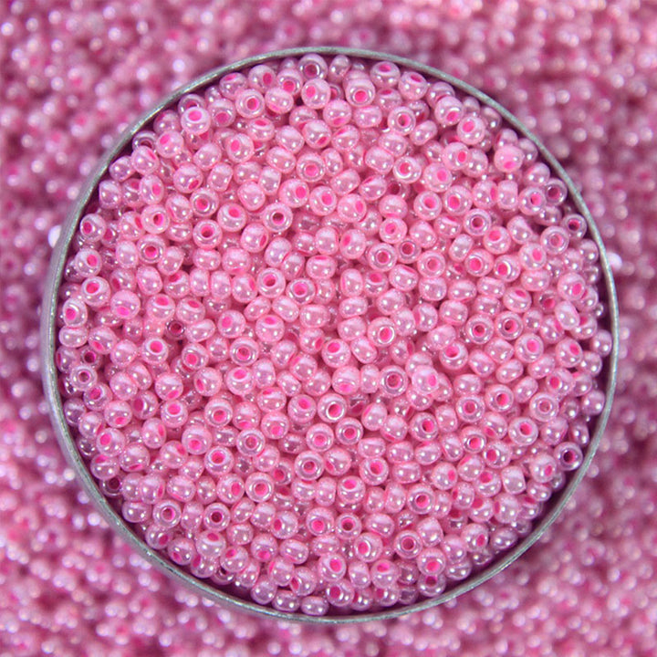  15/0 Seed Beads in Pink Color