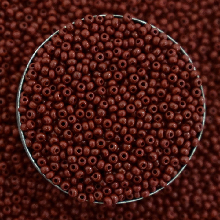 15/0 Seed Beads in brown Color