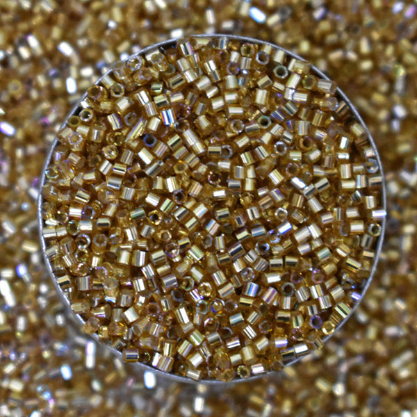 Miyuki Rainbow Gold  2Cut Beads