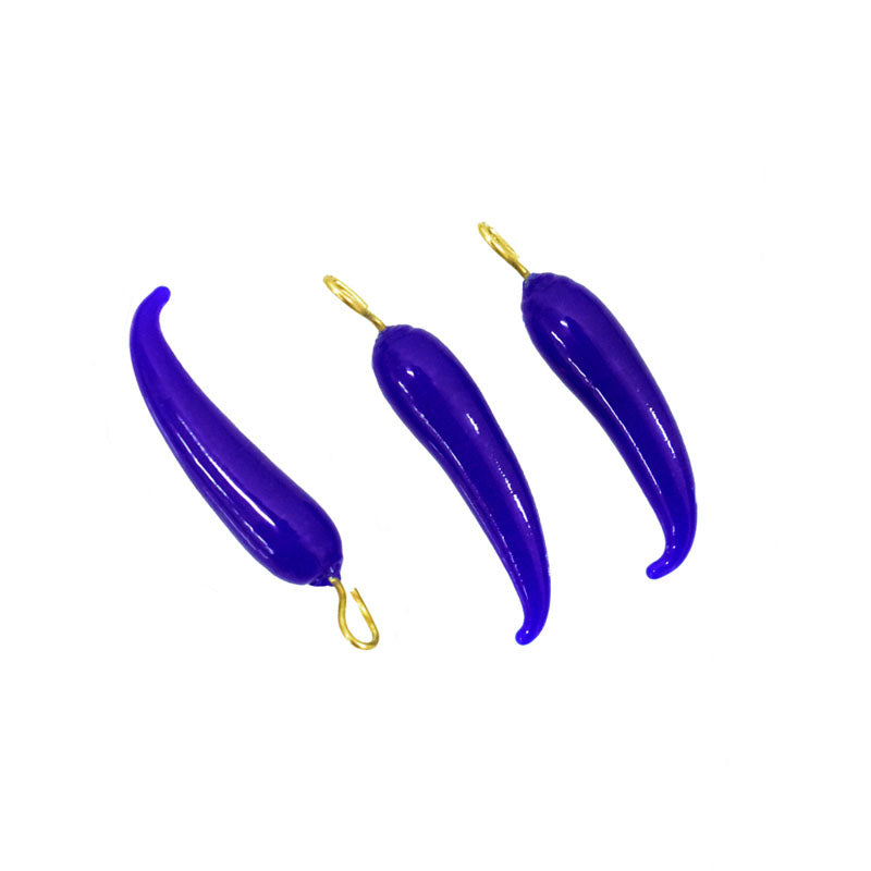 Buy Royal Blue Color Chilli Glass Pendant online at wholesale prices ...
