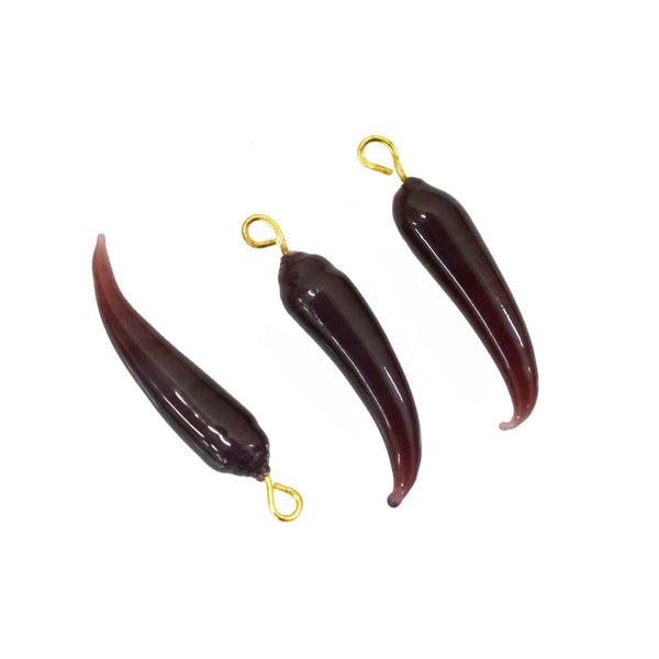  Chilli Shape Glass Pendant 