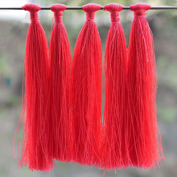 Neon Pink color Polyester Tassels