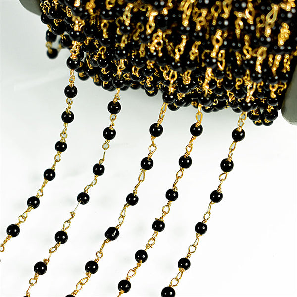 Black Color Bead Chain