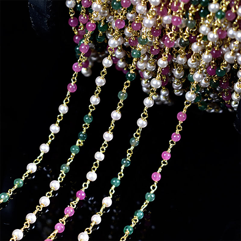 Buy Colorful Bead Chain for jewelry online at best prices ...