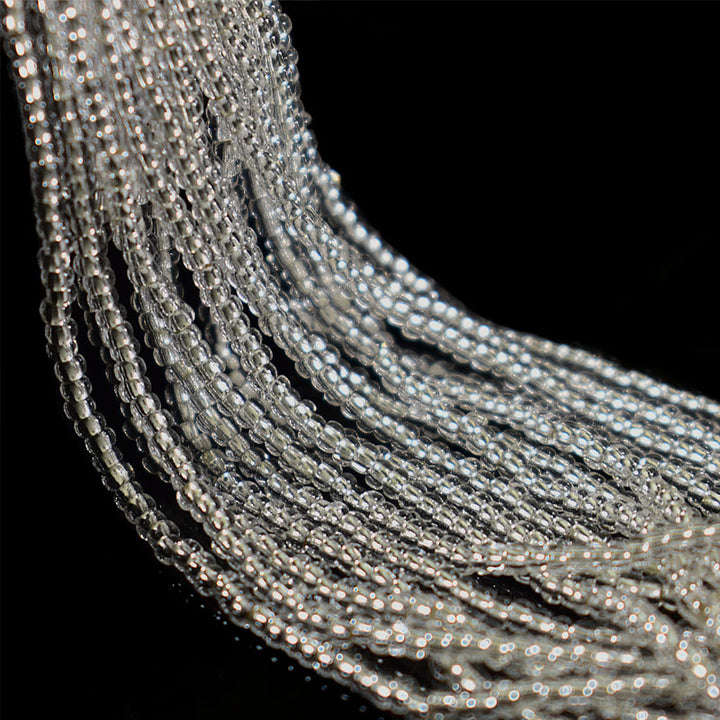 Seed Bead Strings in Silver Color