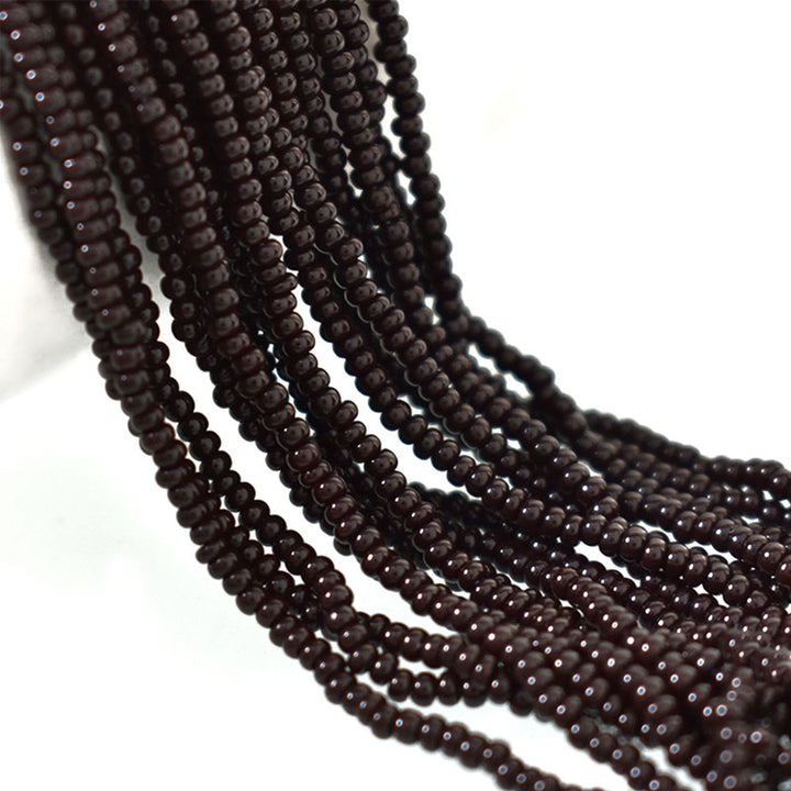 String Brown In Chinese Buy 11/0 color Seed bead strings in Dark Brown Color ...