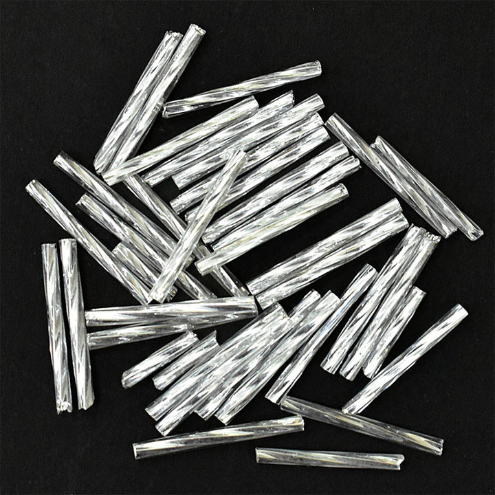 Silver color glass beads for sale