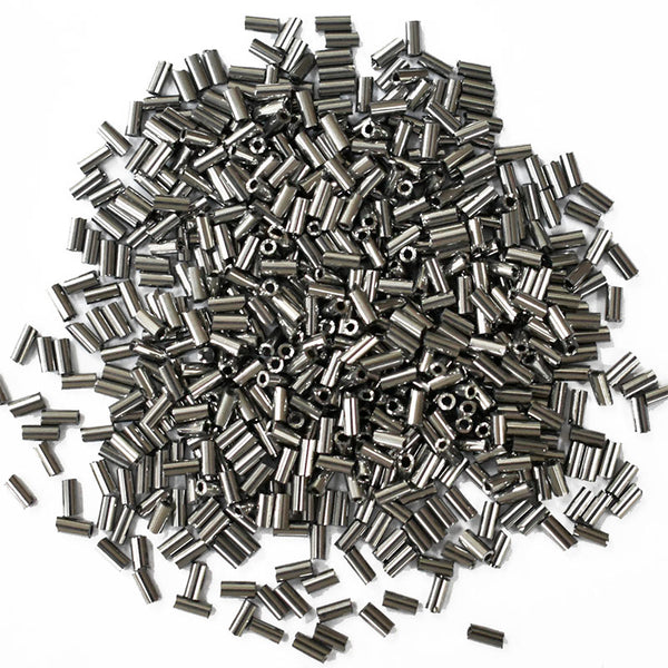 Grey color glass beads for sale