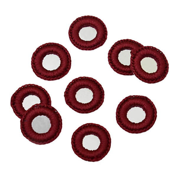 Maroon Color Crochet Thread Rings