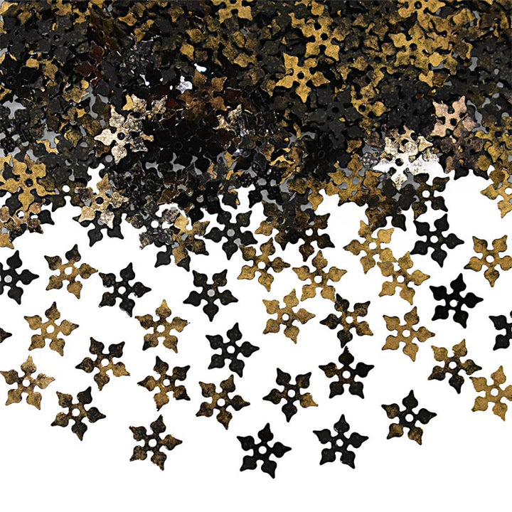  Antique Gold Color Flower Sequins