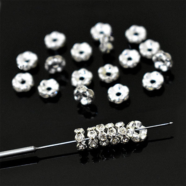 Crystal Rondelle Spacer Beads