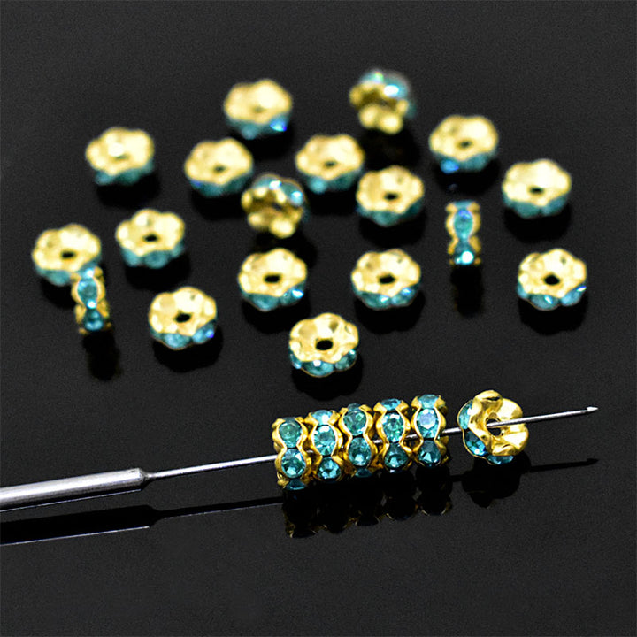 Crystal Rondelle Spacer Beads