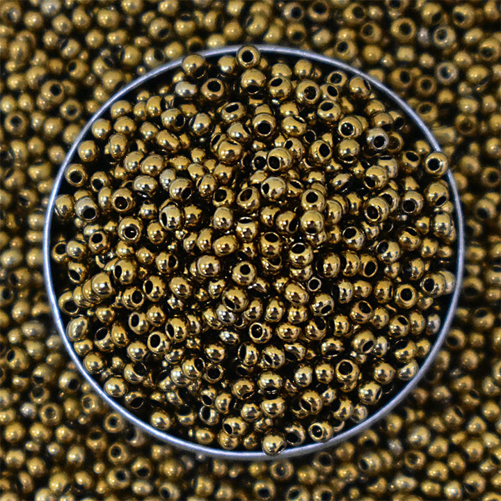 Seed Beads in Antique Gold Color 