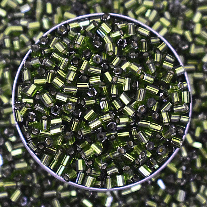 Green Color MGB Hexagon 2Cut Beads