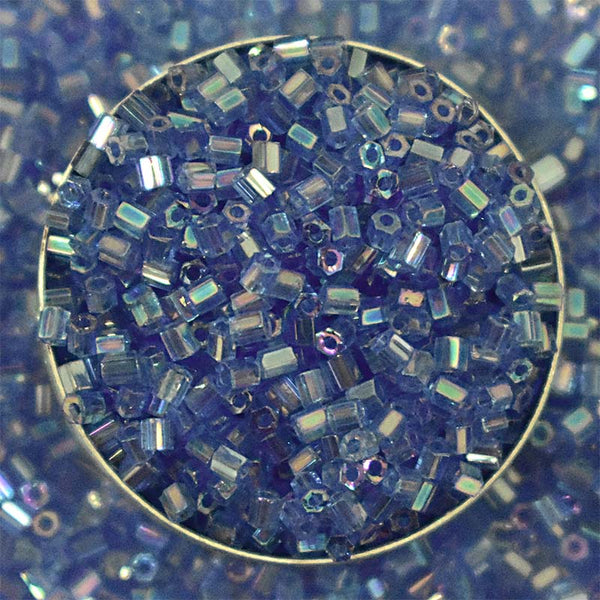 Light Sapphire Color Miyuki Hexagon 2Cut Beads