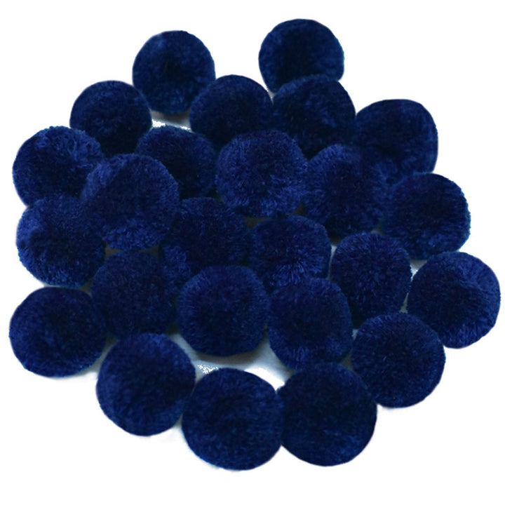 Navy Blue Color Pom poms