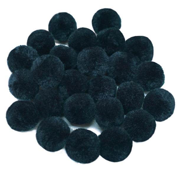  Dark Bluish Grey Color Pom poms