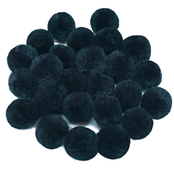  Dark Bluish Grey Color Pom poms