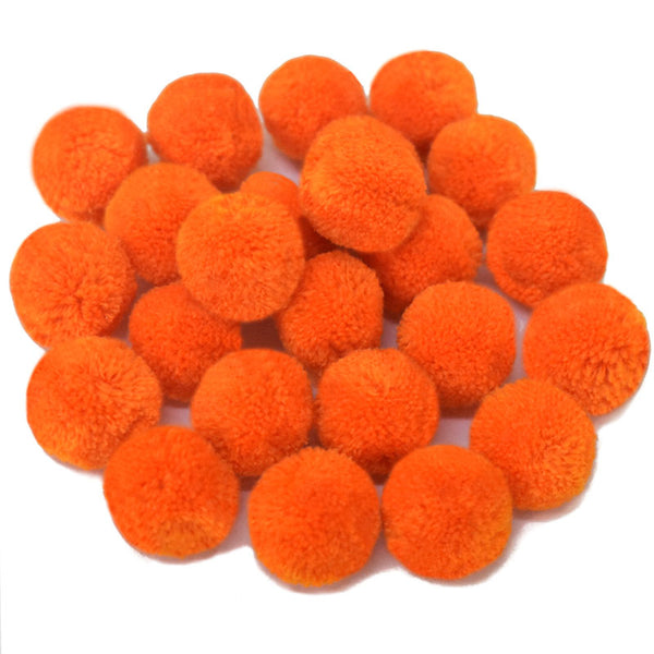 Orange Color Pom poms