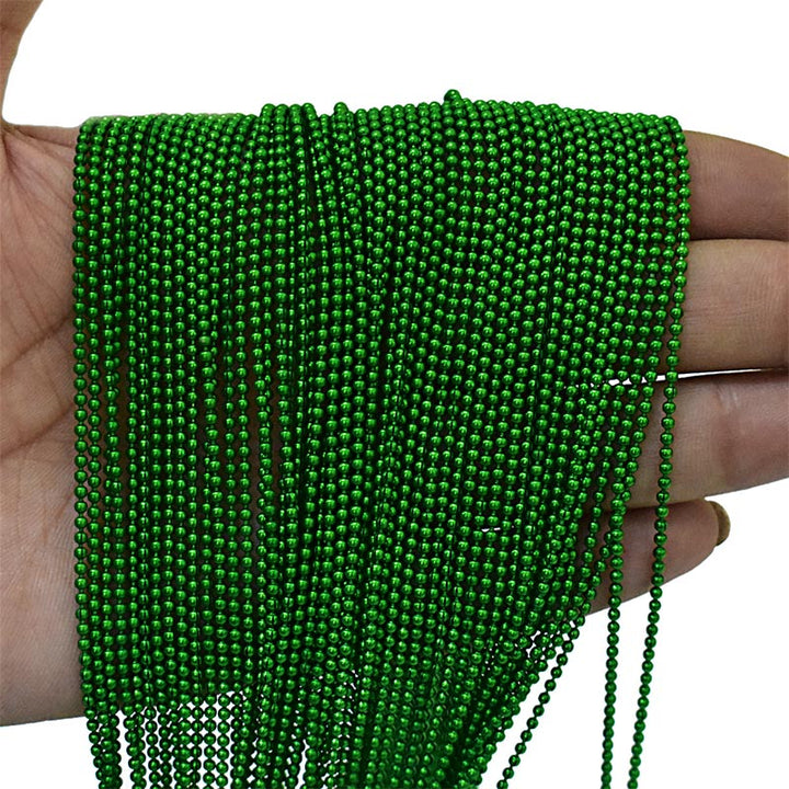 Green Color Ball Chain