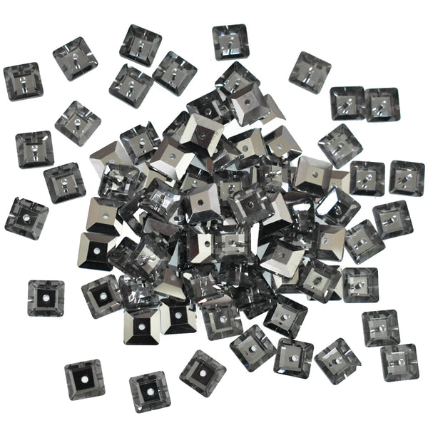Black Diamond Color Sew on Glass Crystal Stone