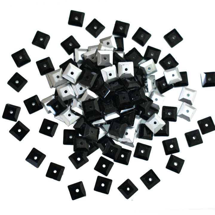 Black Color Sew on Glass Crystal Stone