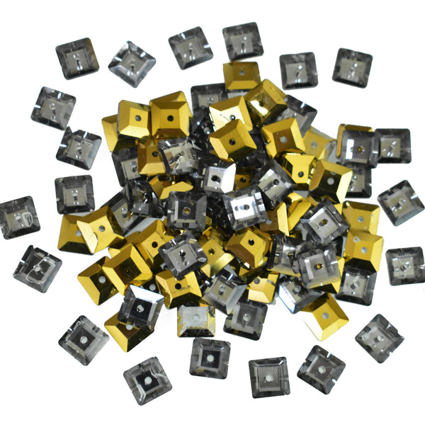 Black Diamond Color Sew on Glass Crystal Stone