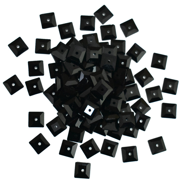  Black Color Sew on Glass Crystal Stone