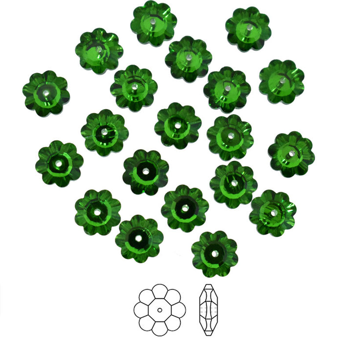 Forest Green Color Marguerite Lochrose Flower