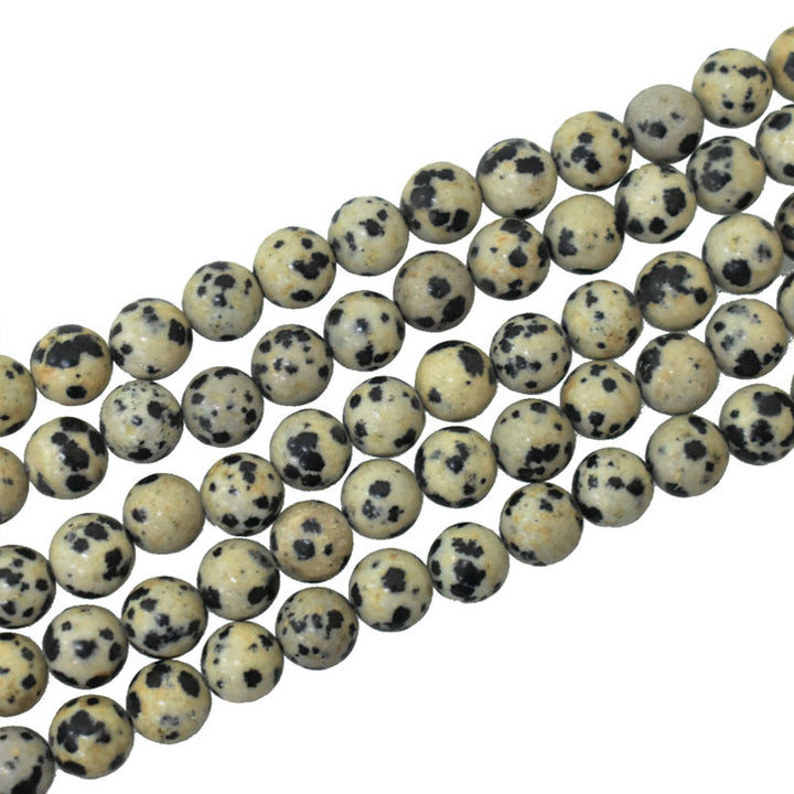 Dalmatian Jasper Beads