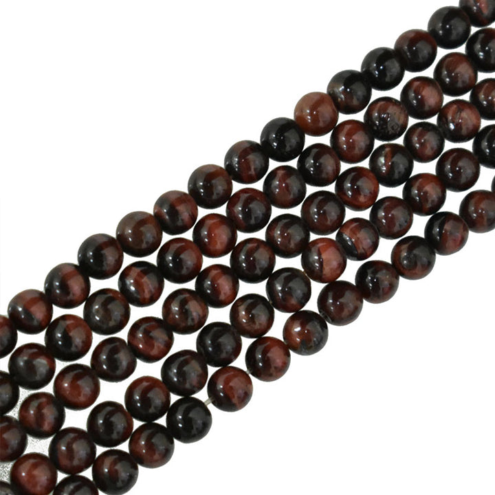 Dark Poppy Jasper Beads