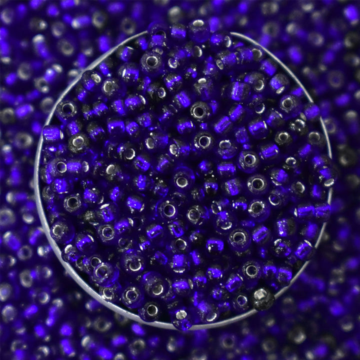 Seed Beads in Royal Blue Color 