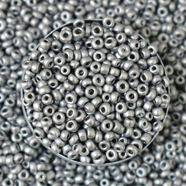 Seed Beads in Silver Color 