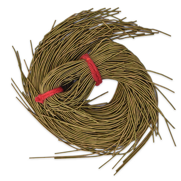 EMBKR4991 (1MM Kora/Matte Finish French Wire in Brass Gold Color)