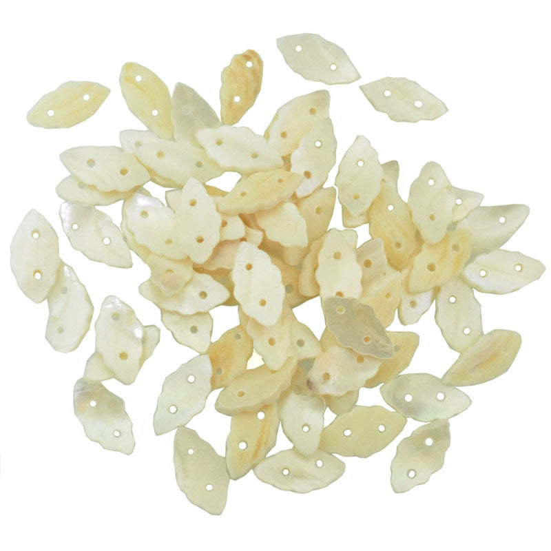 Buy Leaf Shape Shell Buttons online at best prices – embroiderymaterial.com