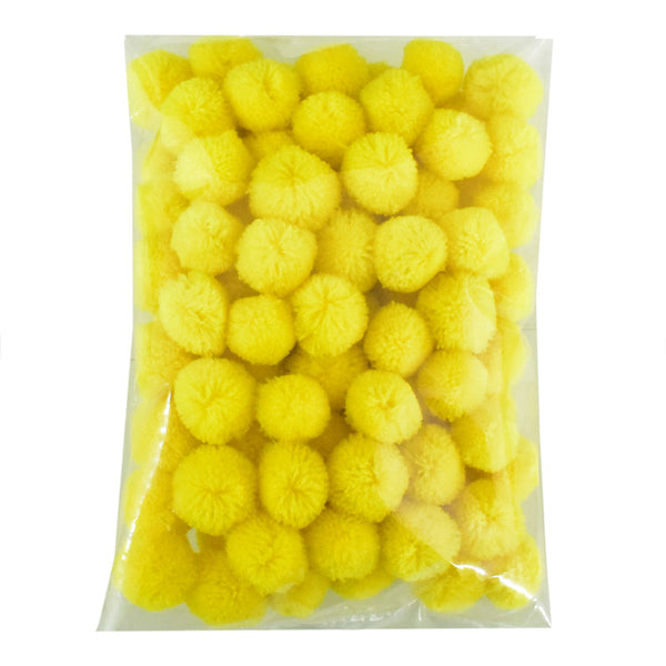 Lime Yellow Color Pom poms