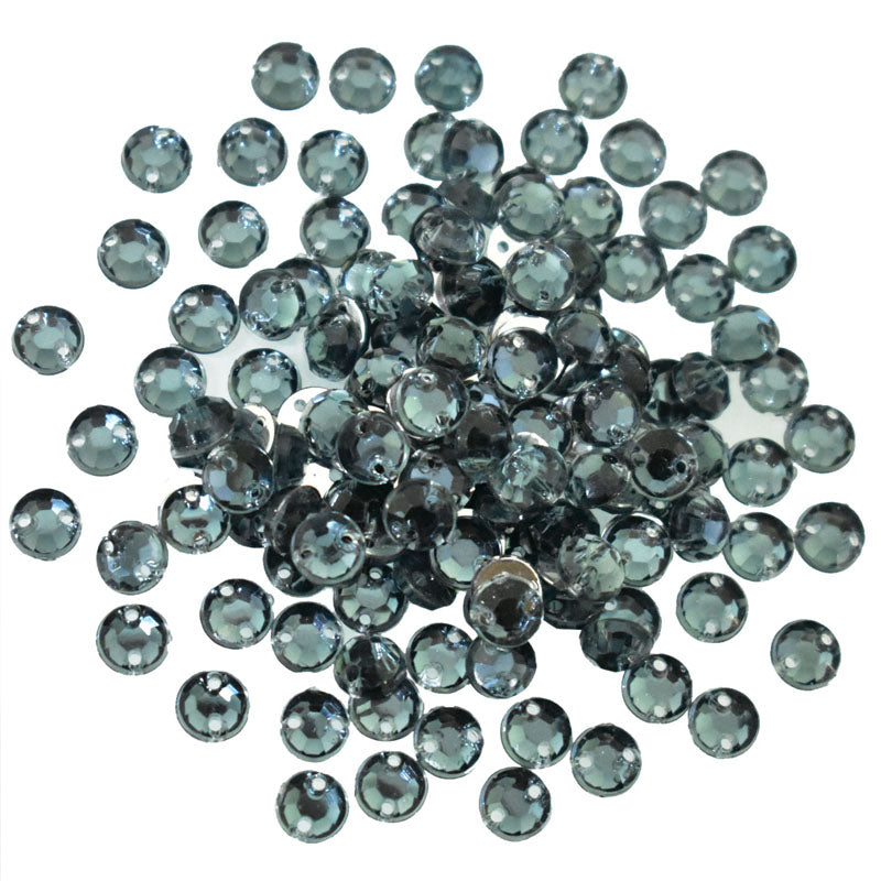 Buy Round Shape Flat Back Rhinestones online in Bluish Grey Color ...